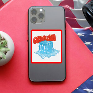 Abolish ICE Melting Ice Cube Sticker