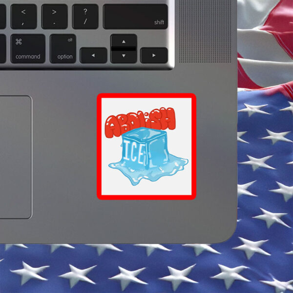 Abolish ICE Melting Ice Cube Sticker