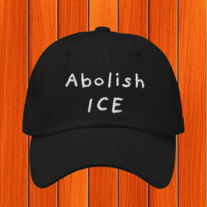 Abolish ICE Minimalist Embroidered Hat, Anti Trump Protest Cap