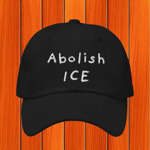 Abolish ICE Minimalist Embroidered Hat, Anti Trump Protest Cap