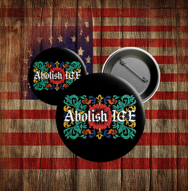 Abolish ICE Pinback Button