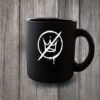 Anti-Authoritarian, No Kings Crown Mug