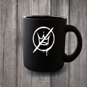 Anti-Authoritarian, No Kings Crown Mug