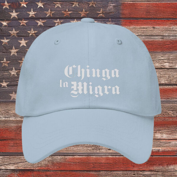 Anti ICE Hat - Chinga La Migra Embroidered Cap - Funny Political Protest Hat