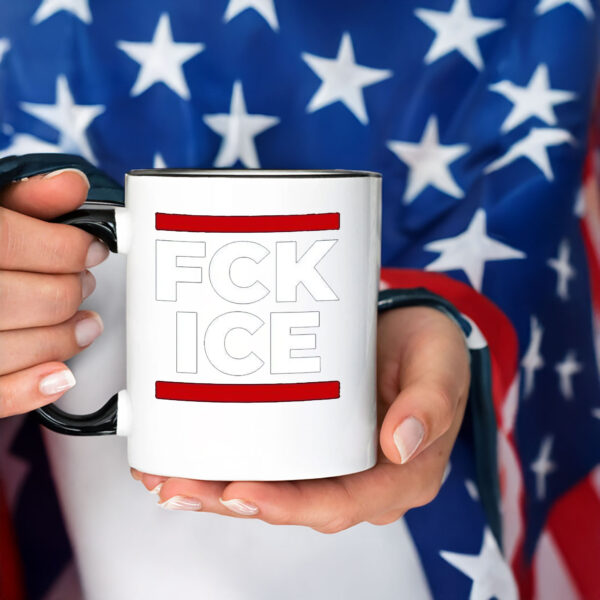 Anti ICE Protest Coffee Mug - Abolish ICE Cup, FCK ICE Mug