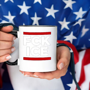 Anti ICE Protest Coffee Mug - Abolish ICE Cup, FCK ICE Mug