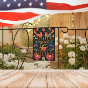 Anti-ICE Spring Yard Banner, Chinga La Migra Garden Flag
