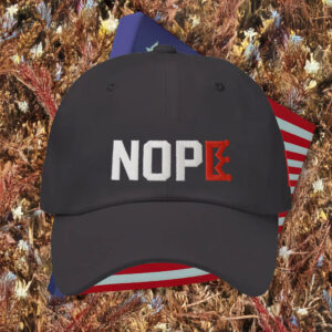 Anti-King Minimalist Freedom Cap, NOPE Crown Embroidered Hat