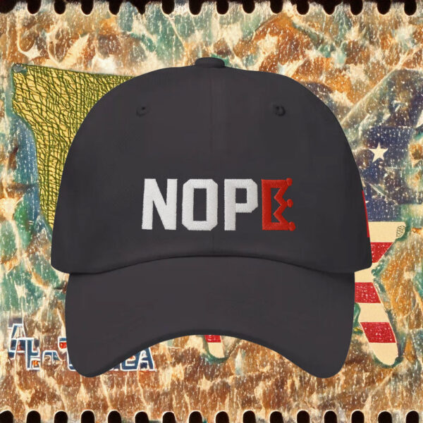 Anti-King Minimalist Freedom Cap, NOPE Crown Embroidered Hat