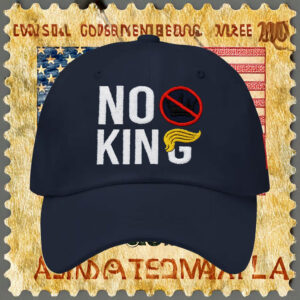 Anti-Monarchy Freedom Winged G Design, No King Embroidered Hat