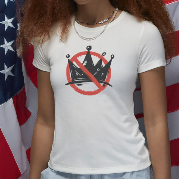 Anti Royalty Crown Graphic Shirt - No Kings Shirt