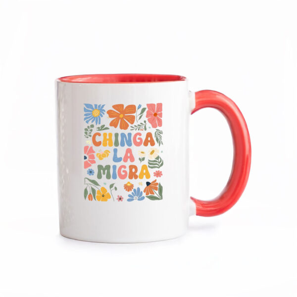 Anti-Trump Mug, Pro Immigrant Rights, Chinga La Migra Mug