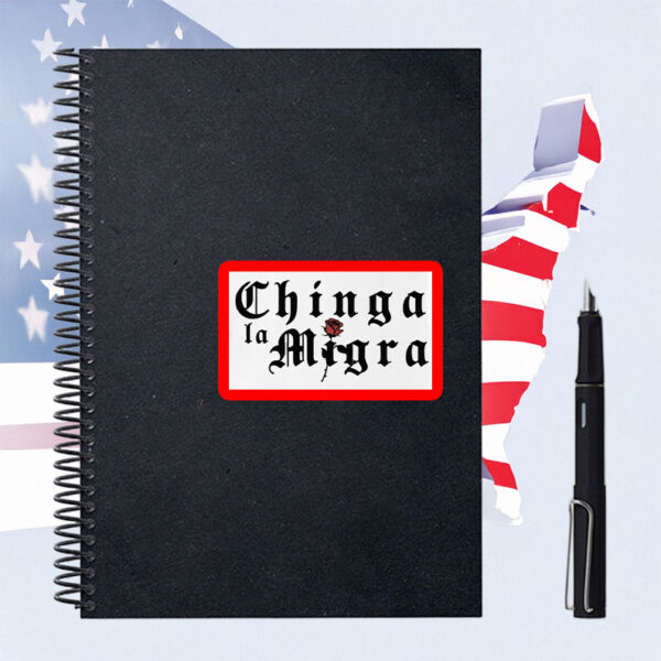 Anti–ICE, Chinga La Migra Gothic Rose Sticker