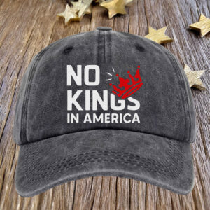 Broken Crown Design-No Kings In America Hat