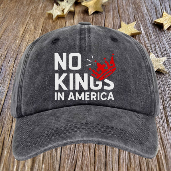 Broken Crown Design-No Kings In America Hat