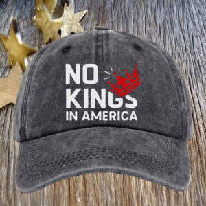 Broken Crown Design-No Kings In America Hat