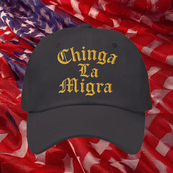 Chinga La Migra Embroidered Hat - Abolish ICE Washed Hat