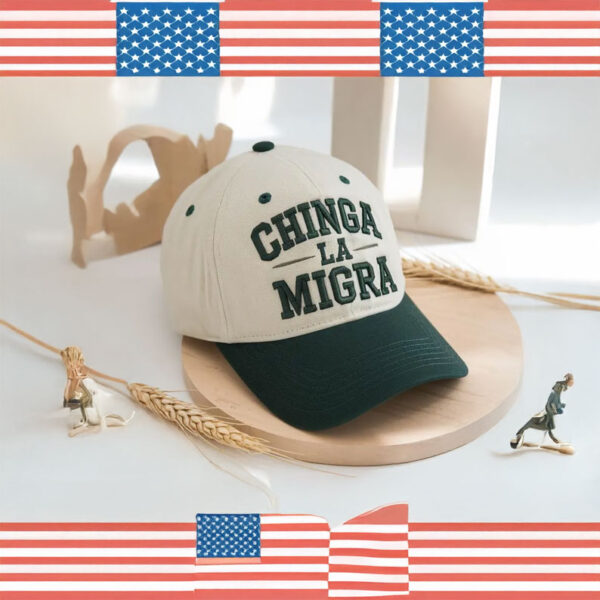 Chinga La Migra Embroidered Trucker Hat