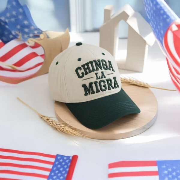 Chinga La Migra Embroidered Trucker Hat