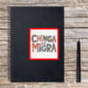 Chinga La Migra Folk-Art Sticker