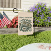 Chinga La Migra Garden Flag with Snake - Abolish ICE Yard Flag