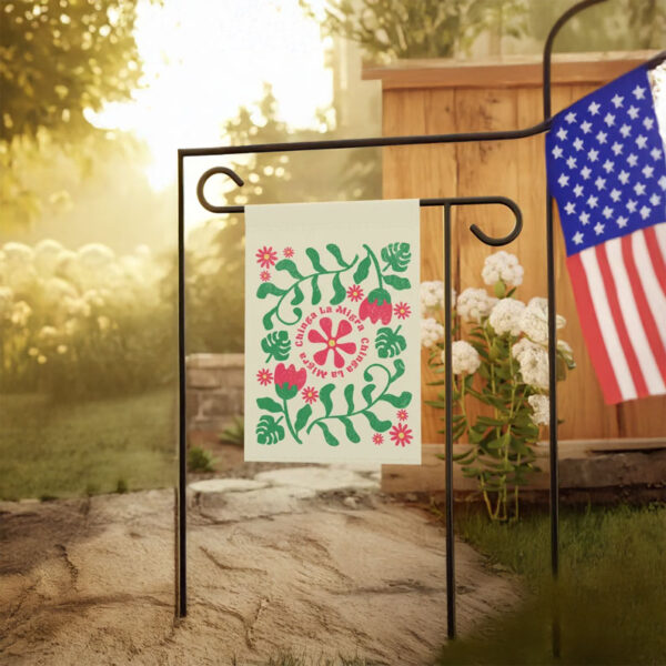 Chinga La Migra Garden Flag – Latinx Protest Outdoor Decor, Immigrant Rights Yard Flag