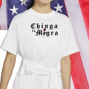 Chinga La Migra Gothic Rose Tee – Abolish ICE • Anti-Fascism Comfort Colors Shirt