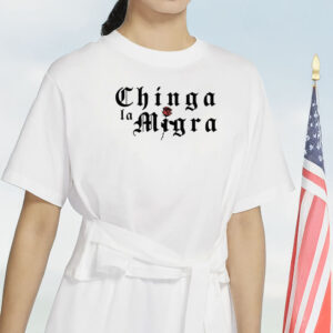 Chinga La Migra Gothic Rose Tee – Abolish ICE • Anti-Fascism Comfort Colors Shirt