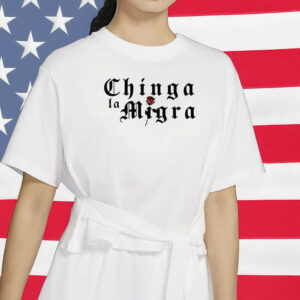 Chinga La Migra Gothic Rose Tee – Abolish ICE • Anti-Fascism Comfort Colors Shirt
