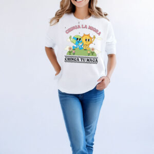 Chinga La Migra Groovy Retro subtle Fuck ICE Liberal Protest Shirt