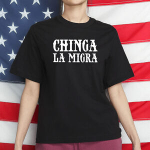 Chinga La Migra Minimalist Tee – Abolish ICE • Human Rights Unisex T-Shirt