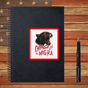 Chinga La Migra Panther Sticker