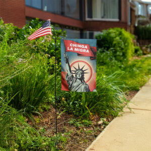 Chinga La Migra Protest Flag, Anti ICE Anti Trump Flag