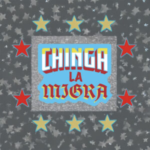 Chinga La Migra Retro 3D Block Sticker