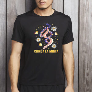 Chinga La Migra Shirt, Anti ICE Protest Tee, Snake Graphic Feminist Protest T-Shirt
