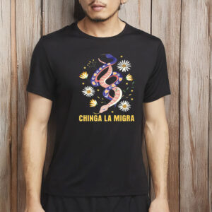 Chinga La Migra Shirt, Anti ICE Protest Tee, Snake Graphic Feminist Protest T-Shirt