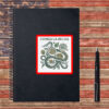 Chinga La Migra Snake & Florals Sticker