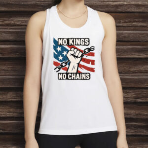 Comfort Colors Political Protest Tee No Kings No Chains 4th of July Shirt