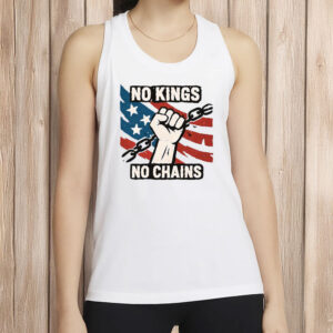 Comfort Colors Political Protest Tee No Kings No Chains 4th of July Shirt