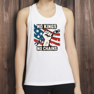 Comfort Colors Political Protest Tee No Kings No Chains 4th of July Shirt