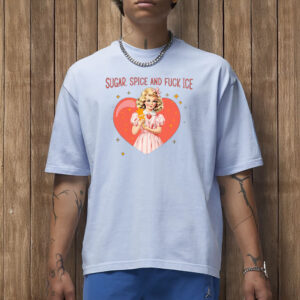 Comfort Colors Sugar Spice and Fuck ICE Vintage Liberal Protest Shirt