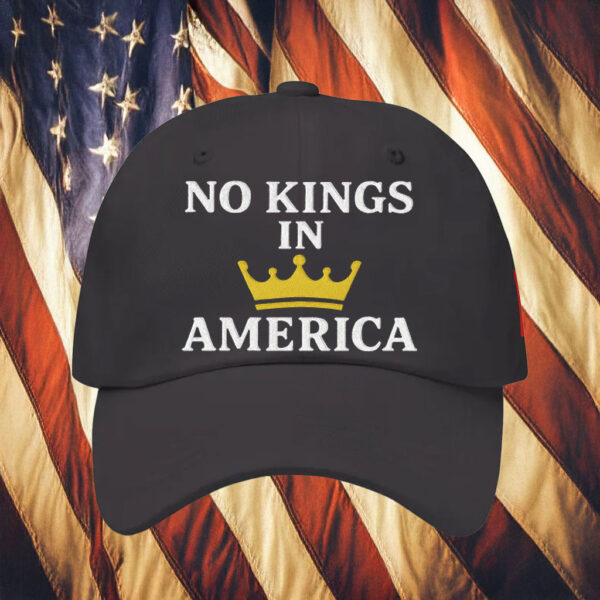 Crown Emblem Design-No Kings In America Hat