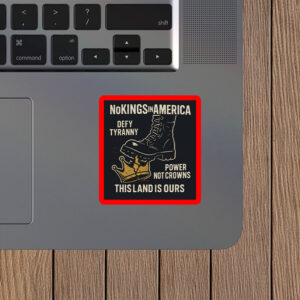 Defy Tyranny • Power Not Crowns Vinyl Sticker