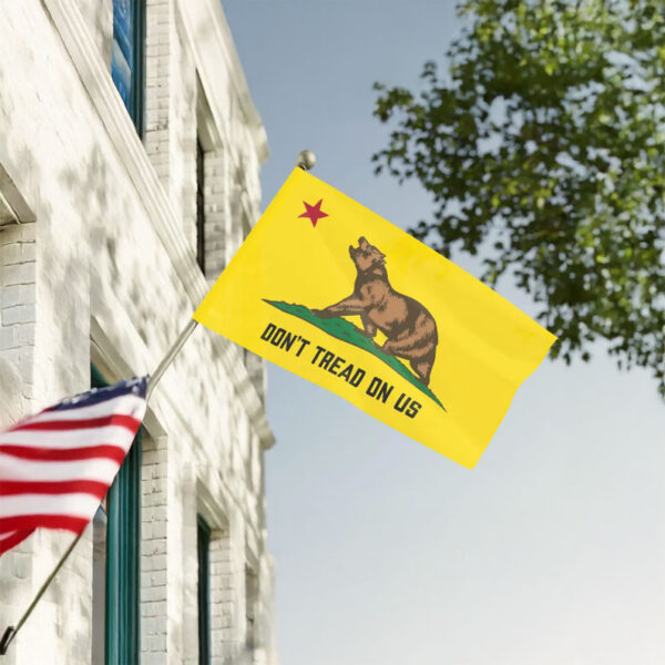 Don’t Tread On Us California Bear Protest Flag