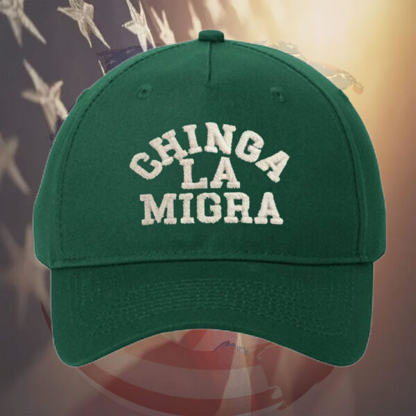 Embroidered Chinga La Migra Hat, Anti ICE Political Hat