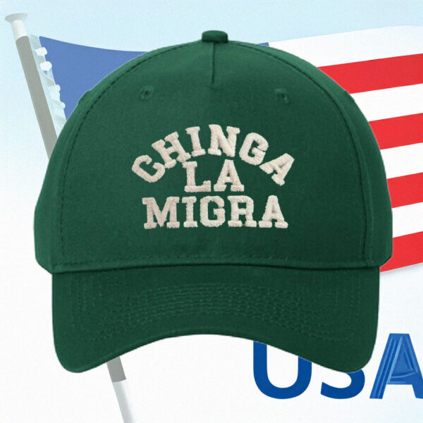 Embroidered Chinga La Migra Hat, Anti ICE Political Hat
