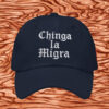 Embroidered Chinga La Migra Hat, Fuck ICE Protest Cap