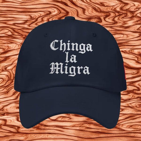 Embroidered Chinga La Migra Hat, Fuck ICE Protest Cap