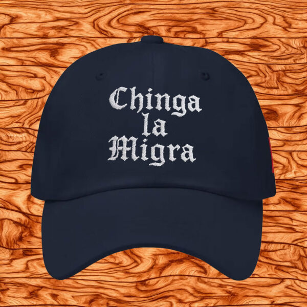 Embroidered Chinga La Migra Hat, Fuck ICE Protest Cap