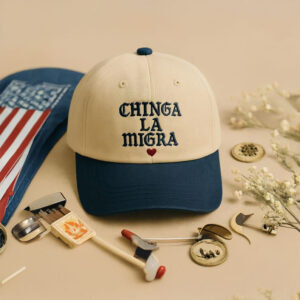 Embroidered Chinga La Migra cap